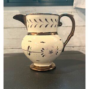 Copper Luster Ware Pink Signed Cumbow 27 Abingdon VA 4.5” Tall